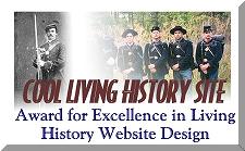 Cool Living History&nbsp;Site award banner