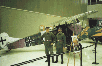 pix o' Marsh and Pat Sanchez w/ Fokker DVII