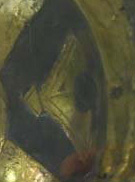 Detail of rear temples, top view