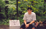 Steve at the 20th Maine marker