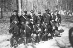 1st Battalion CMF at Pitzer&#039;s Woods, Gettysburg, July 2002.