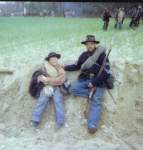 Willy and me at Bentonville NC, 2000.